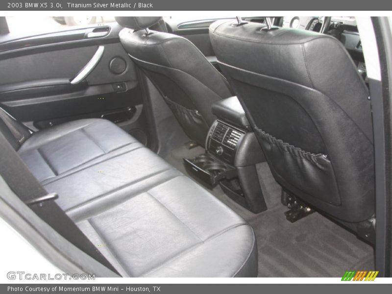 Titanium Silver Metallic / Black 2003 BMW X5 3.0i