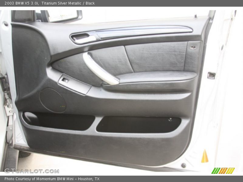 Titanium Silver Metallic / Black 2003 BMW X5 3.0i