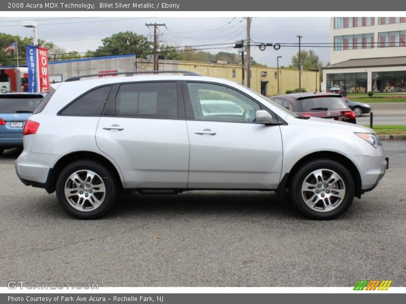 Billet Silver Metallic / Ebony 2008 Acura MDX Technology