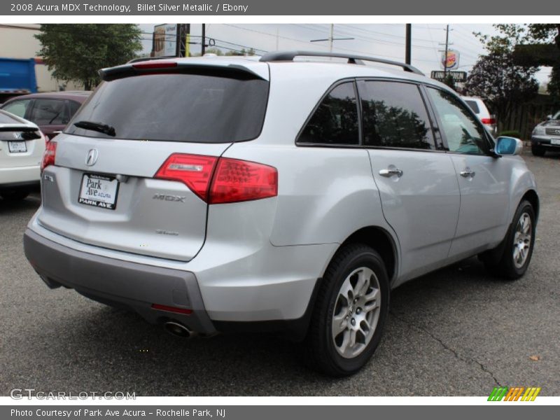 Billet Silver Metallic / Ebony 2008 Acura MDX Technology