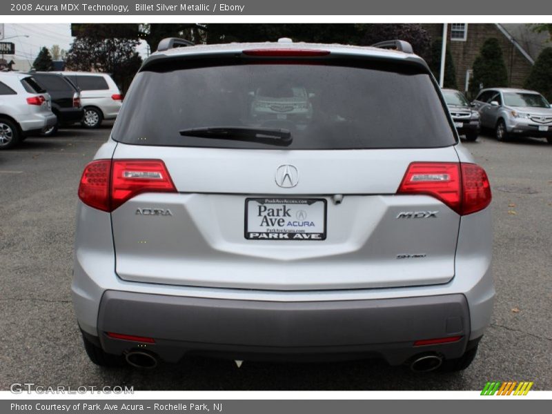 Billet Silver Metallic / Ebony 2008 Acura MDX Technology