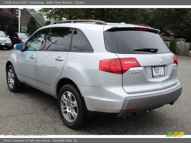 Billet Silver Metallic / Ebony 2008 Acura MDX Technology