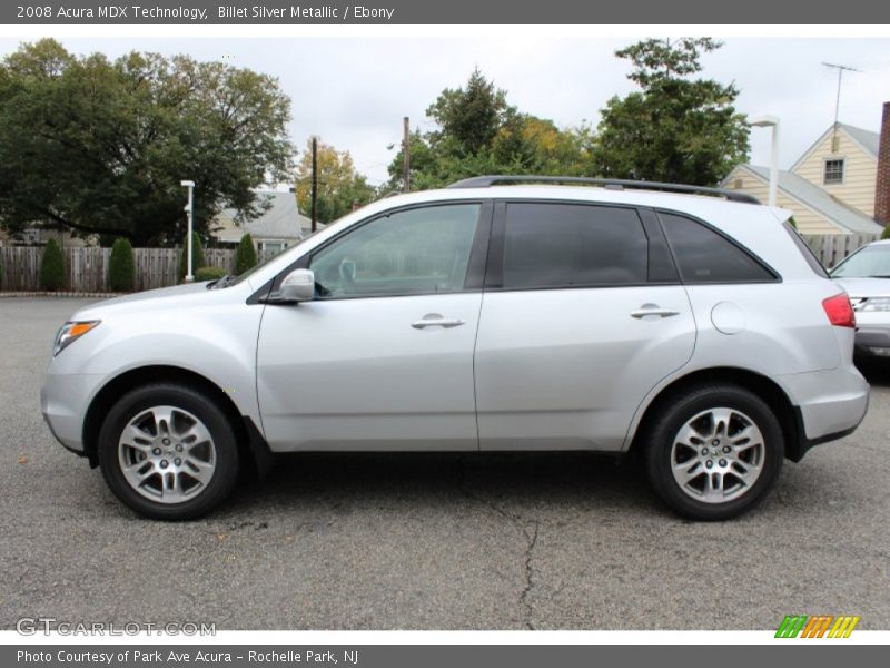 Billet Silver Metallic / Ebony 2008 Acura MDX Technology