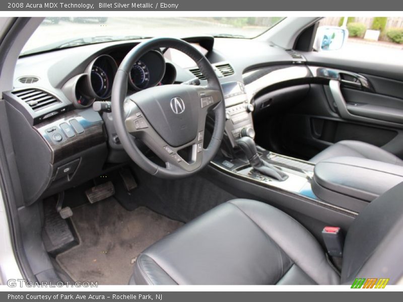 Billet Silver Metallic / Ebony 2008 Acura MDX Technology