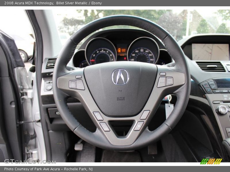 Billet Silver Metallic / Ebony 2008 Acura MDX Technology