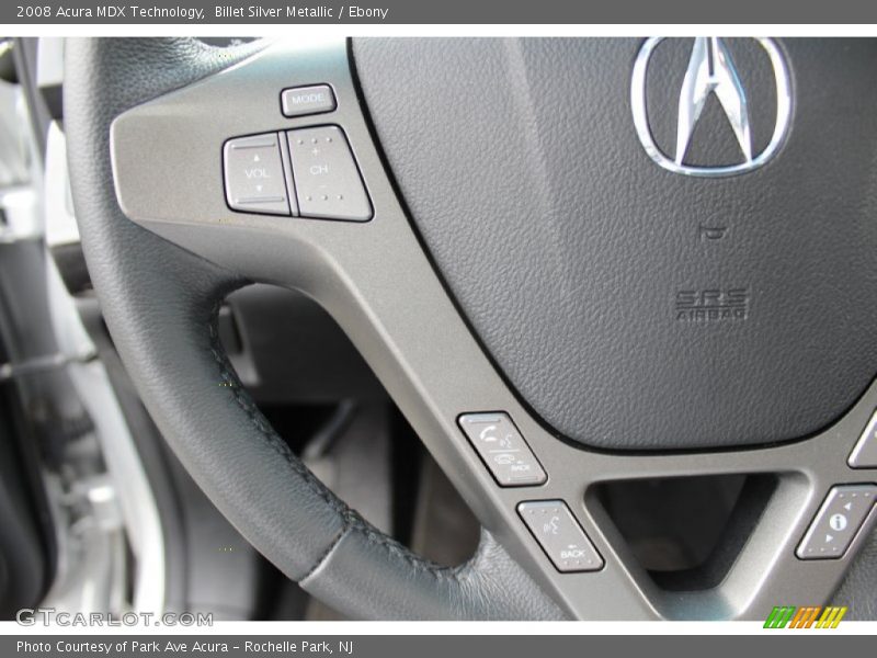 Billet Silver Metallic / Ebony 2008 Acura MDX Technology