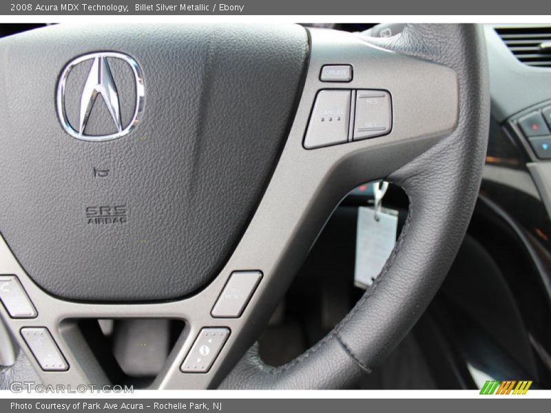 Billet Silver Metallic / Ebony 2008 Acura MDX Technology