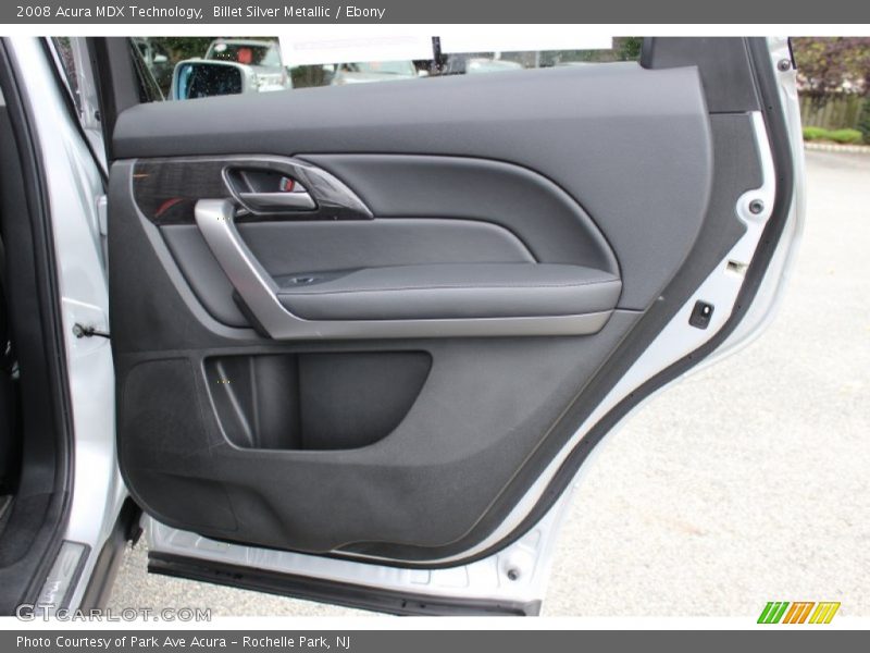 Billet Silver Metallic / Ebony 2008 Acura MDX Technology