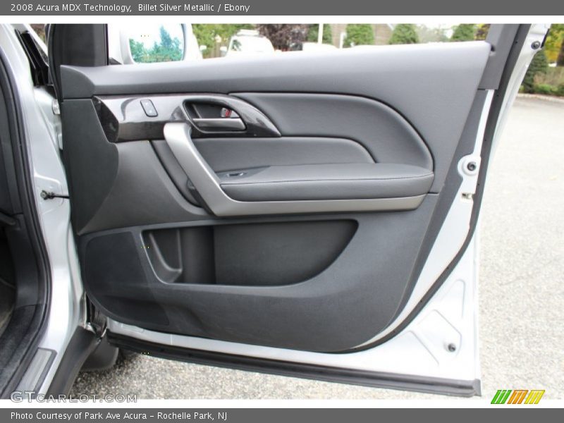 Billet Silver Metallic / Ebony 2008 Acura MDX Technology