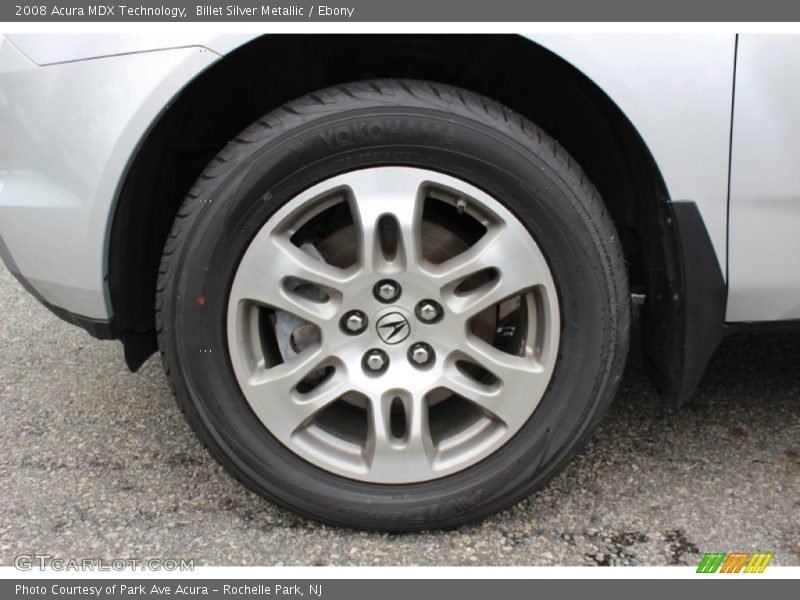Billet Silver Metallic / Ebony 2008 Acura MDX Technology