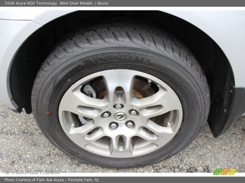 Billet Silver Metallic / Ebony 2008 Acura MDX Technology