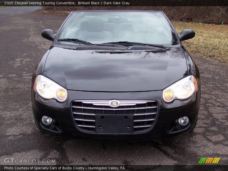 Brilliant Black / Dark Slate Gray 2005 Chrysler Sebring Touring Convertible