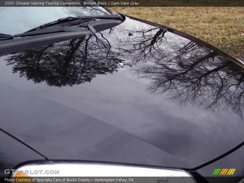 Brilliant Black / Dark Slate Gray 2005 Chrysler Sebring Touring Convertible