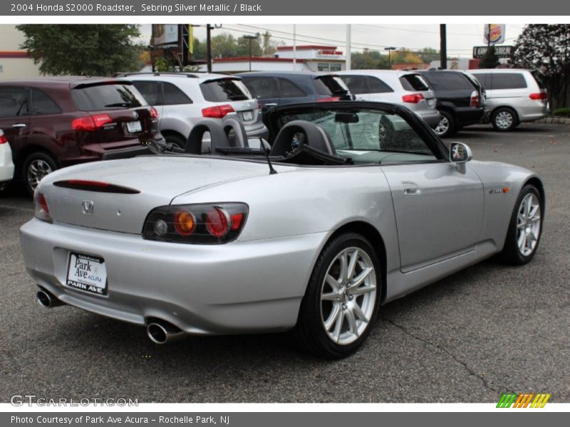Sebring Silver Metallic / Black 2004 Honda S2000 Roadster