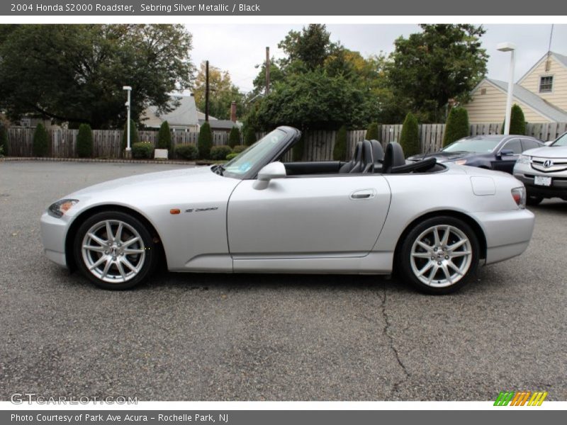 Sebring Silver Metallic / Black 2004 Honda S2000 Roadster