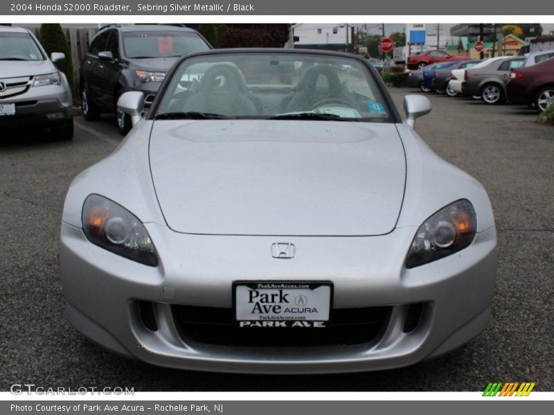 Sebring Silver Metallic / Black 2004 Honda S2000 Roadster