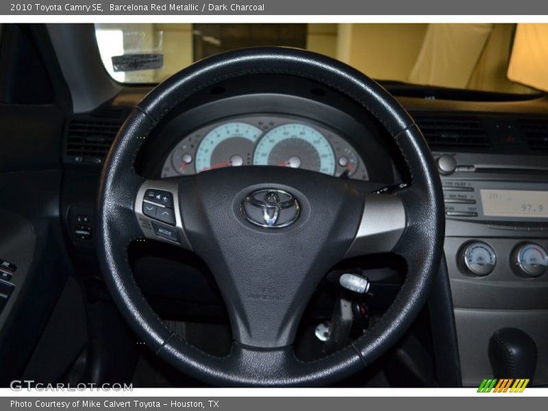 Barcelona Red Metallic / Dark Charcoal 2010 Toyota Camry SE