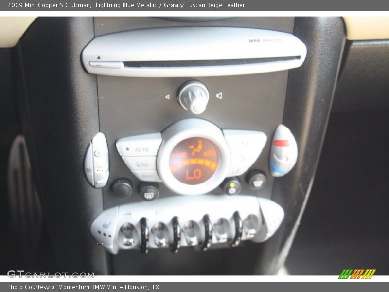 Lightning Blue Metallic / Gravity Tuscan Beige Leather 2009 Mini Cooper S Clubman