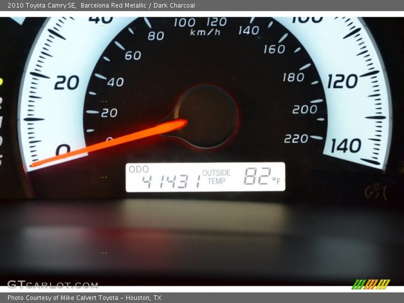 Barcelona Red Metallic / Dark Charcoal 2010 Toyota Camry SE