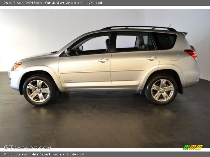 Classic Silver Metallic / Dark Charcoal 2010 Toyota RAV4 Sport