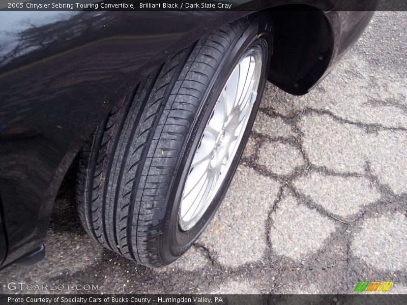 Brilliant Black / Dark Slate Gray 2005 Chrysler Sebring Touring Convertible