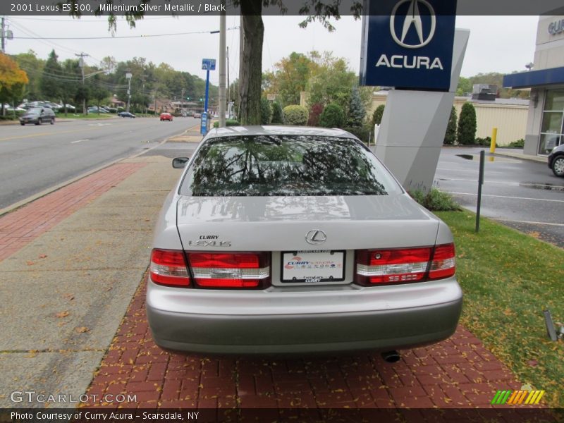 Millenium Silver Metallic / Black 2001 Lexus ES 300