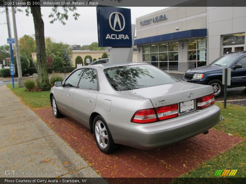 Millenium Silver Metallic / Black 2001 Lexus ES 300