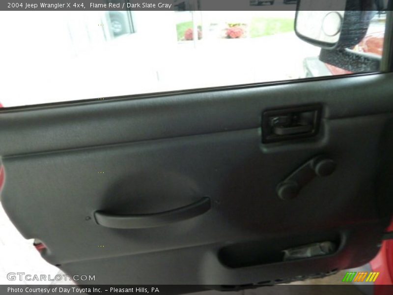 Flame Red / Dark Slate Gray 2004 Jeep Wrangler X 4x4