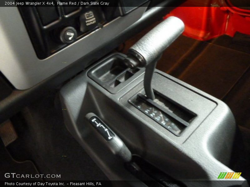 Flame Red / Dark Slate Gray 2004 Jeep Wrangler X 4x4