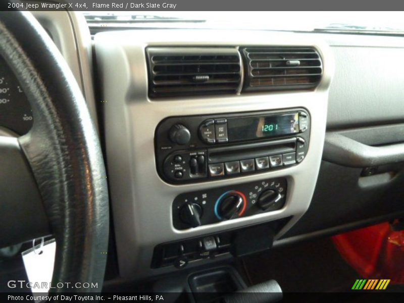 Flame Red / Dark Slate Gray 2004 Jeep Wrangler X 4x4