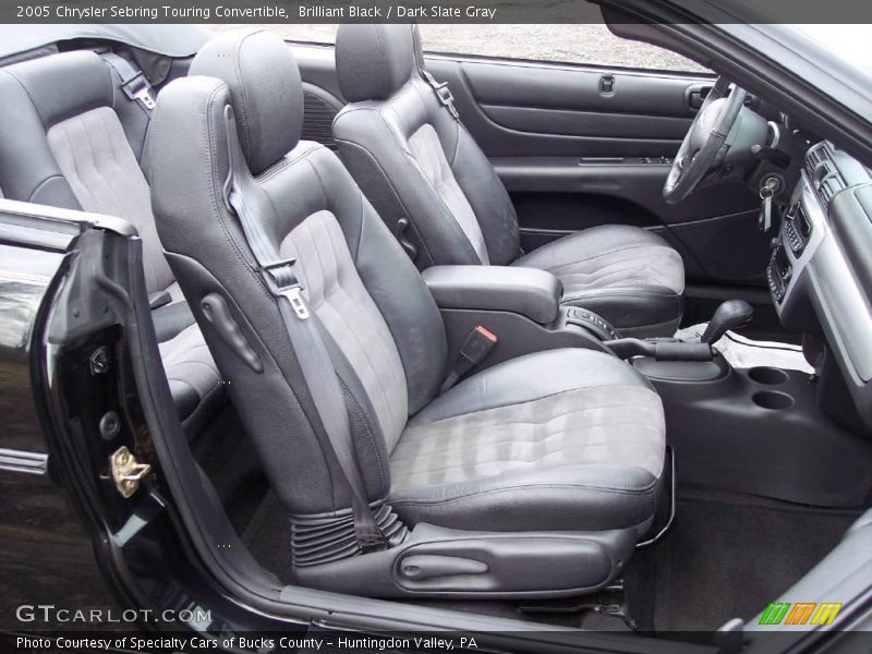 Brilliant Black / Dark Slate Gray 2005 Chrysler Sebring Touring Convertible