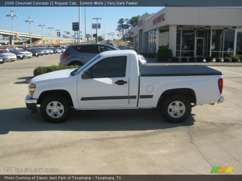 Summit White / Very Dark Pewter 2006 Chevrolet Colorado LS Regular Cab