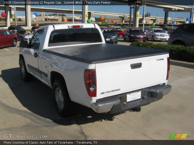 Summit White / Very Dark Pewter 2006 Chevrolet Colorado LS Regular Cab