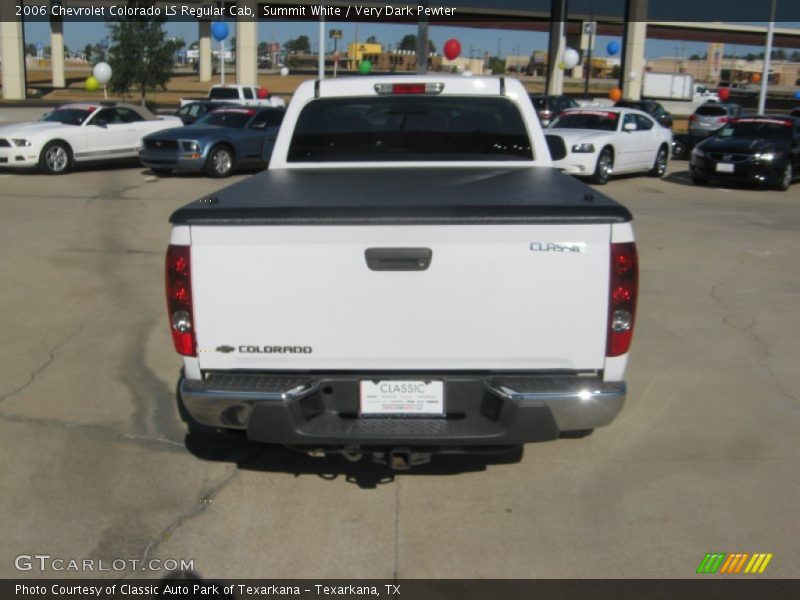 Summit White / Very Dark Pewter 2006 Chevrolet Colorado LS Regular Cab