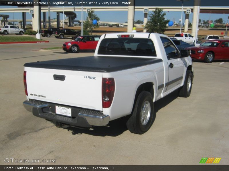 Summit White / Very Dark Pewter 2006 Chevrolet Colorado LS Regular Cab