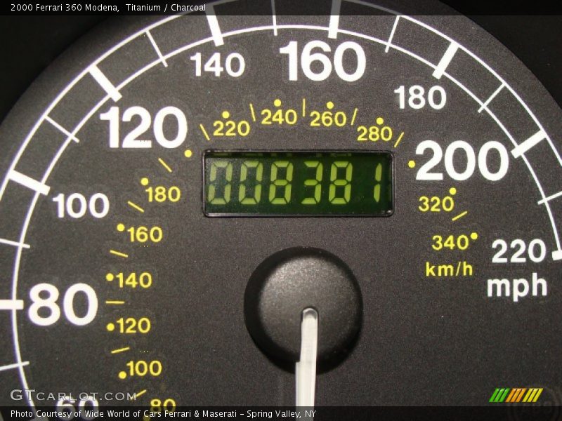 Titanium / Charcoal 2000 Ferrari 360 Modena