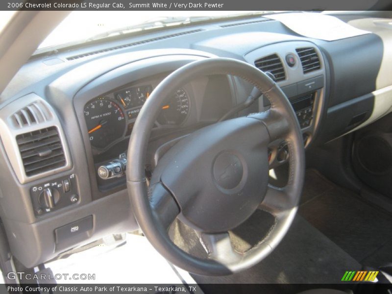 Summit White / Very Dark Pewter 2006 Chevrolet Colorado LS Regular Cab