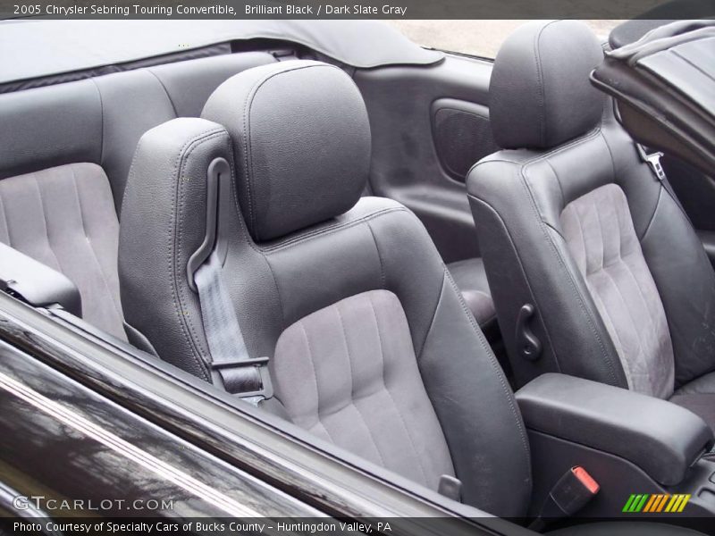 Brilliant Black / Dark Slate Gray 2005 Chrysler Sebring Touring Convertible