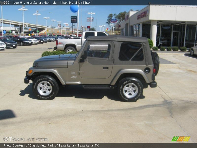 Light Khaki Metallic / Khaki 2004 Jeep Wrangler Sahara 4x4