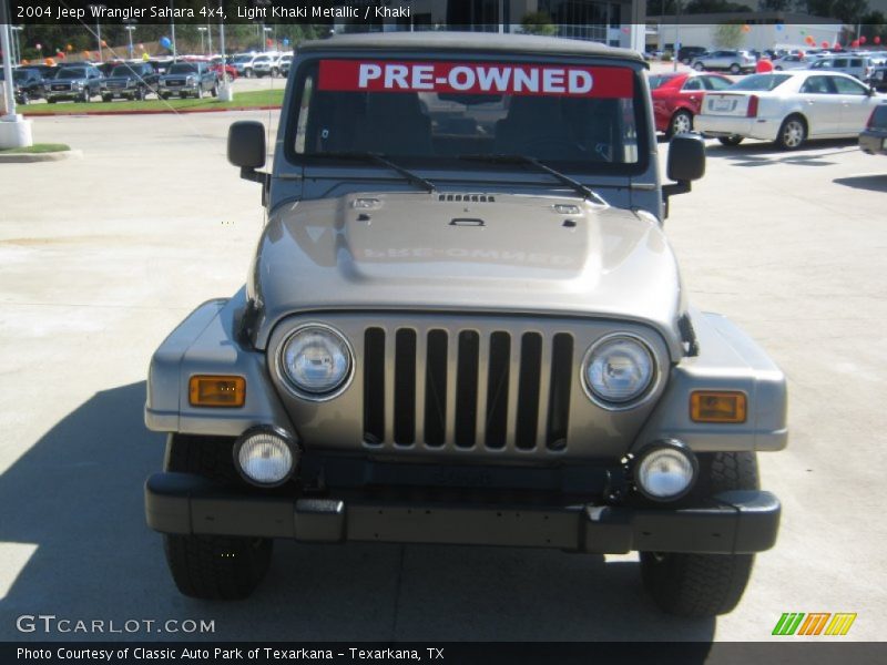 Light Khaki Metallic / Khaki 2004 Jeep Wrangler Sahara 4x4