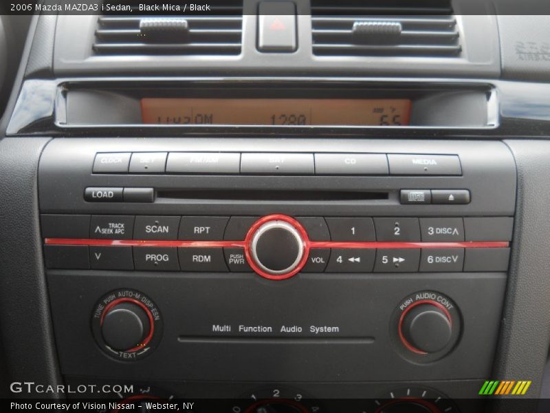 Audio System of 2006 MAZDA3 i Sedan