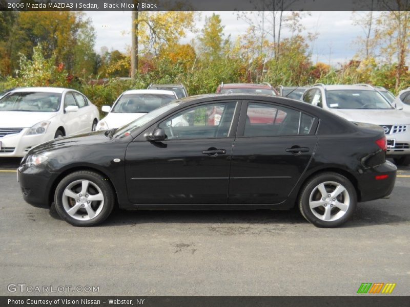 Black Mica / Black 2006 Mazda MAZDA3 i Sedan