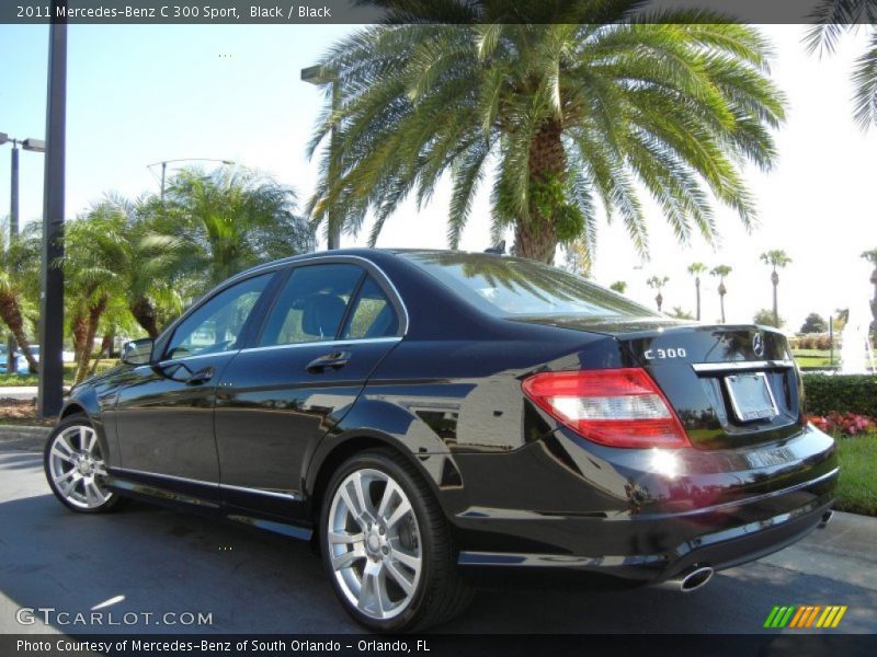 Black / Black 2011 Mercedes-Benz C 300 Sport
