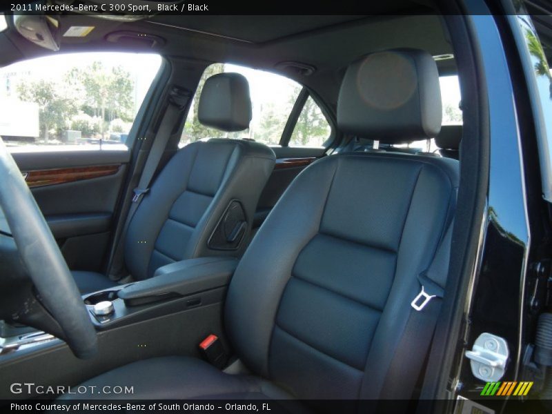 Black / Black 2011 Mercedes-Benz C 300 Sport