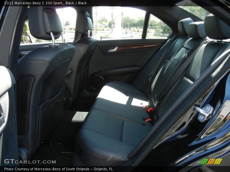 Black / Black 2011 Mercedes-Benz C 300 Sport