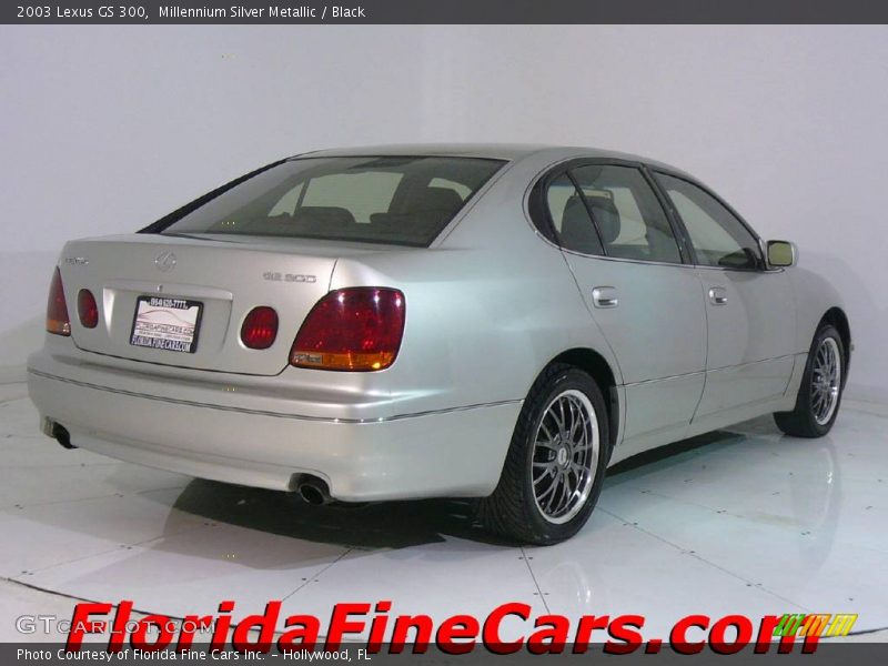 Millennium Silver Metallic / Black 2003 Lexus GS 300