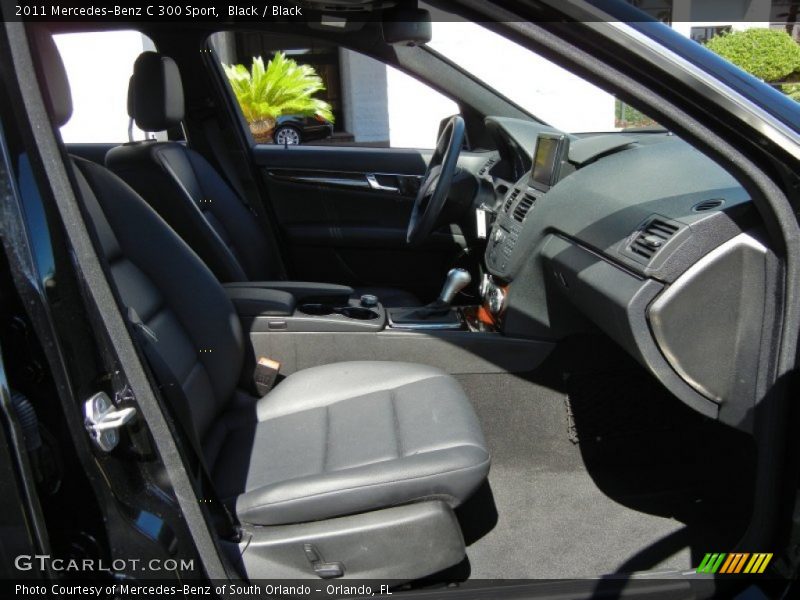 Black / Black 2011 Mercedes-Benz C 300 Sport