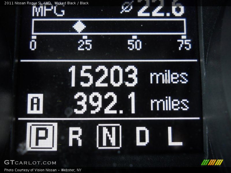 Wicked Black / Black 2011 Nissan Rogue SL AWD
