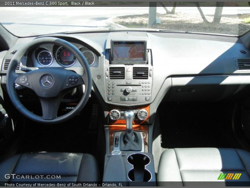 Black / Black 2011 Mercedes-Benz C 300 Sport