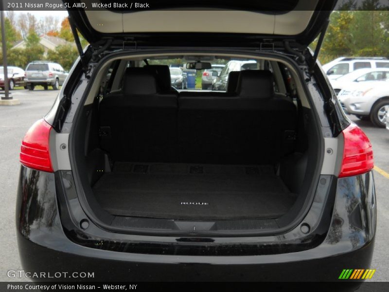 Wicked Black / Black 2011 Nissan Rogue SL AWD